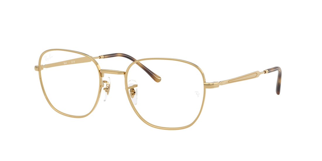 Gafas graduadas ray-ban rx6534 2500 oro square unisex talla 51mm - Vista principal