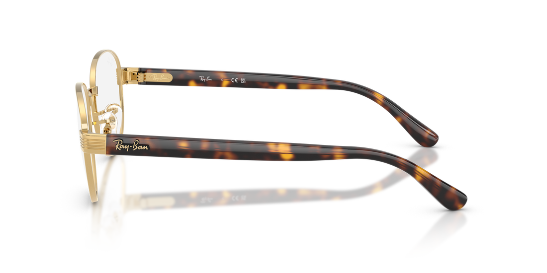 Brillen ray-ban rx6543 2500 dorado square unisex größe 54mm - Detailansicht