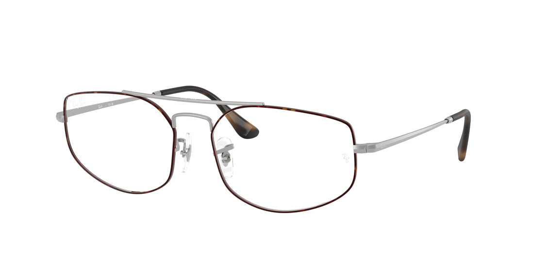 Brillen ray-ban rx6545 explorer 5 3194 havana irregular unisex größe 58mm - Hauptansicht