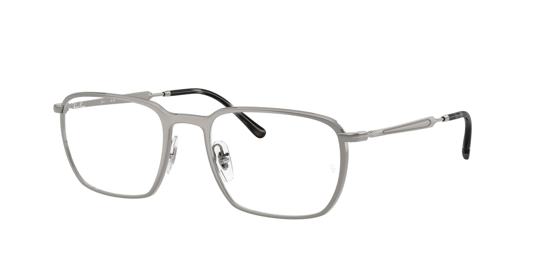 Brillen ray-ban rx6549 2502 gris square unisex größe 51mm - Hauptansicht