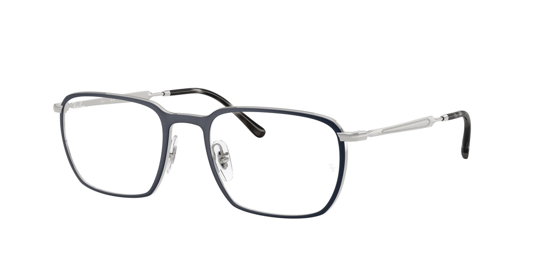 Brillen ray-ban rx6549 3016 azul square unisex größe 53mm - Hauptansicht