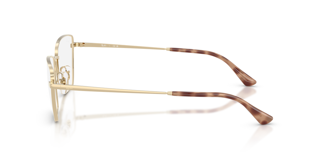 Brillen ray-ban rx6552 2993 dorado irregular unisex größe 53mm - Detailansicht