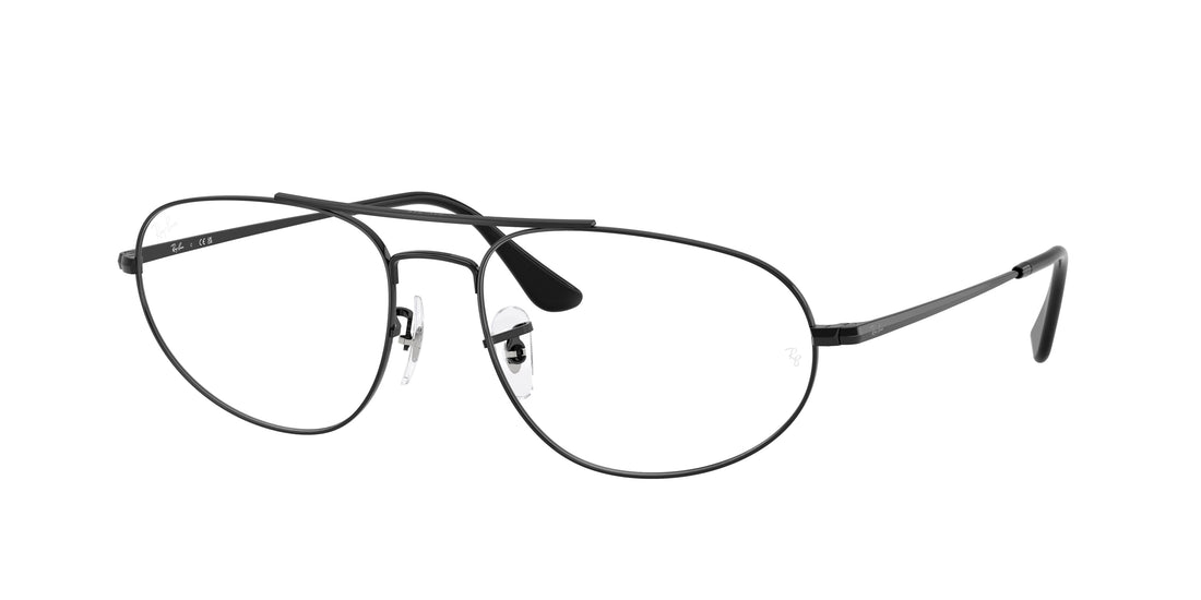 Brillen ray-ban rx6645 2509 negro irregular unisex größe 57mm - Hauptansicht