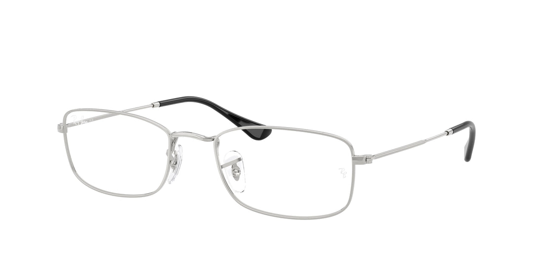 Brillen ray-ban rx6647 2501 plateado irregular unisex größe 55mm - Hauptansicht