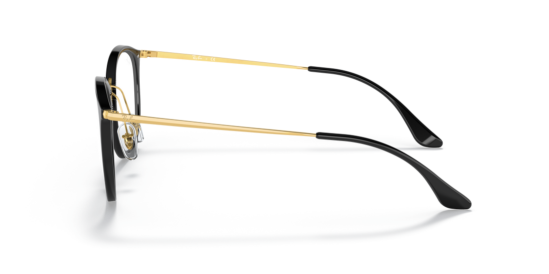 Brillen ray-ban rx7140 2000 femenina größe 49mm - Detailansicht
