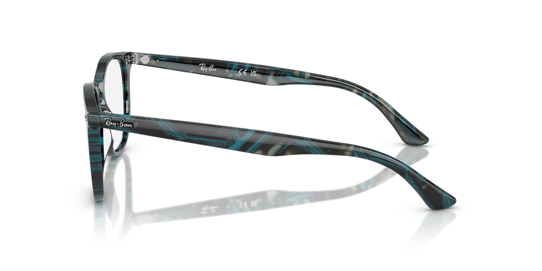 Brillen ray-ban rx7159 8394 azul pantos unisex größe 52mm - Detailansicht