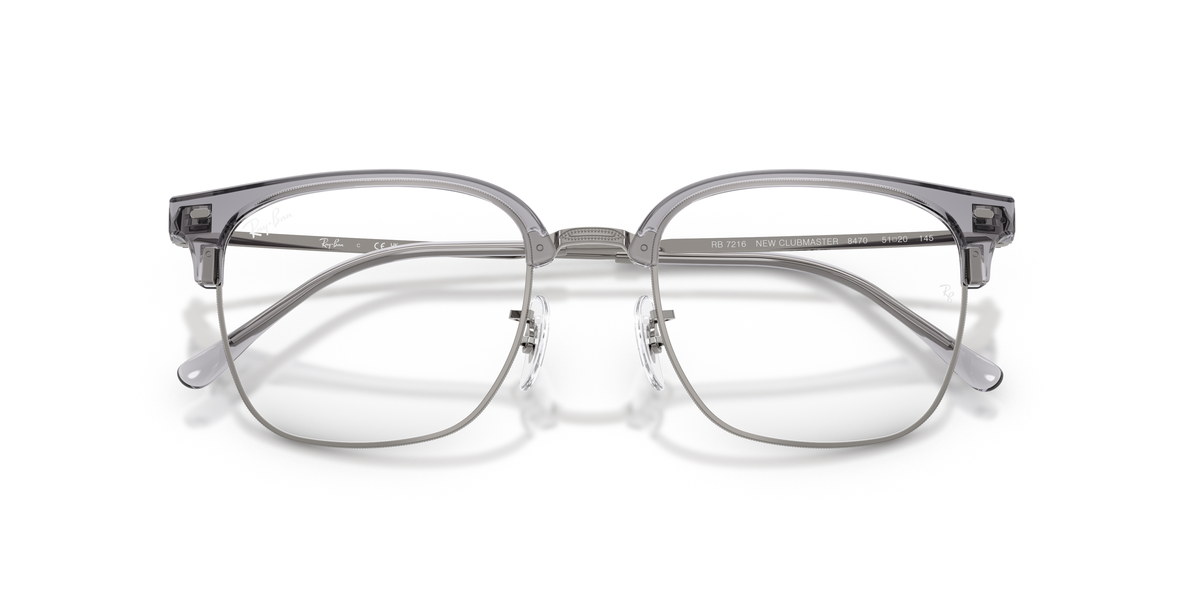 RAY-BAN RX7216 NEW CLUBMASTER 8470 53