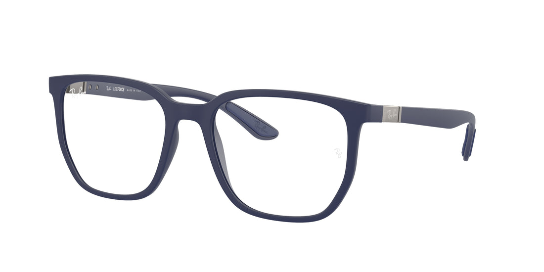 Prescription glasses ray-ban rx7235 5207 azul unisex size 55mm - Main view