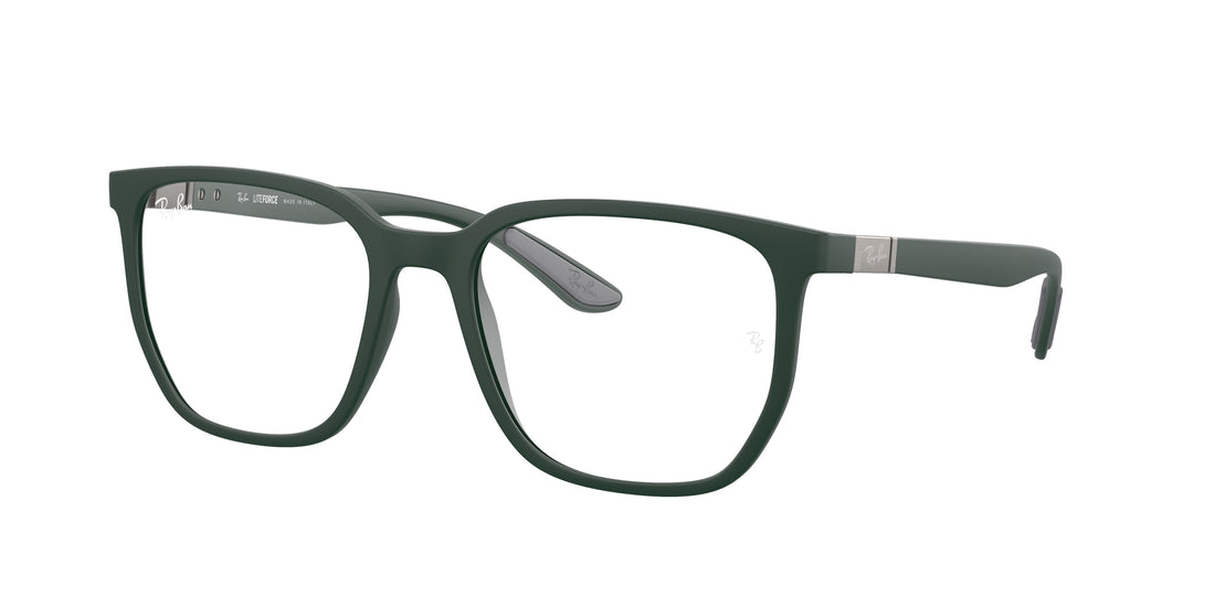 Prescription glasses ray-ban rx7235 8062 verde unisex size 53mm - Main view
