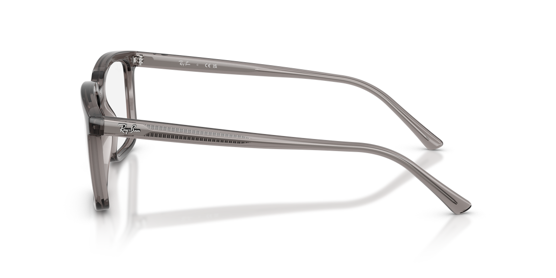 Brillen ray-ban rx7239 alain 8506 gris rectangular unisex größe 52mm - Detailansicht
