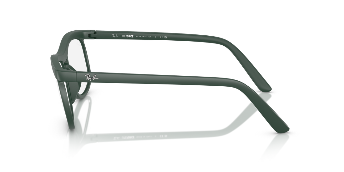 Brillen ray-ban rx7254 8062 verde pillow unisex größe 56mm - Detailansicht
