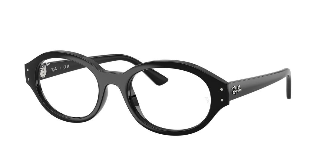Brillen ray-ban rx7257 shilo 8260 negro oval unisex größe 52mm - Hauptansicht