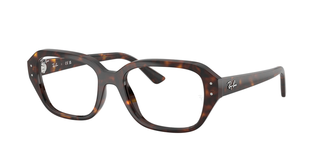Occhiali da vista ray-ban rx7258 shea 8320 havana square unisex taglia 53mm - Vista principale