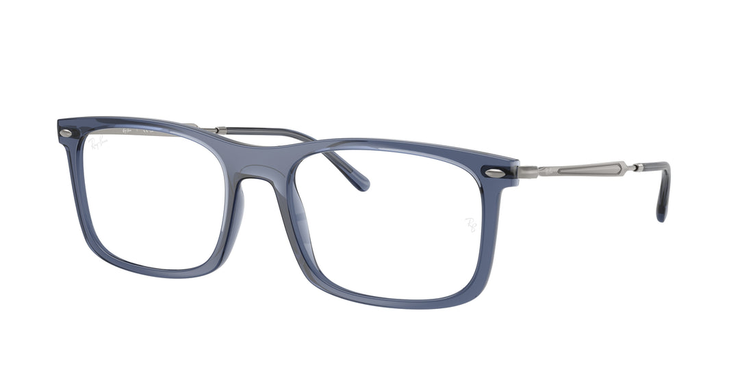 Brillen ray-ban rx7260 8462 azul rectangular unisex größe 56mm - Hauptansicht