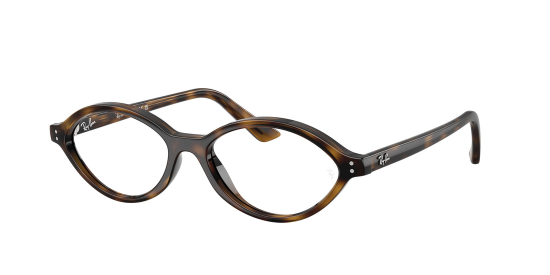 Occhiali da vista ray-ban rx7265 8320 havana irregular unisex taglia 54mm - Vista principale