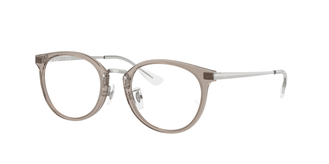 Brillen ray-ban rx7266d 8125 gris pantos unisex größe 49mm - Hauptansicht
