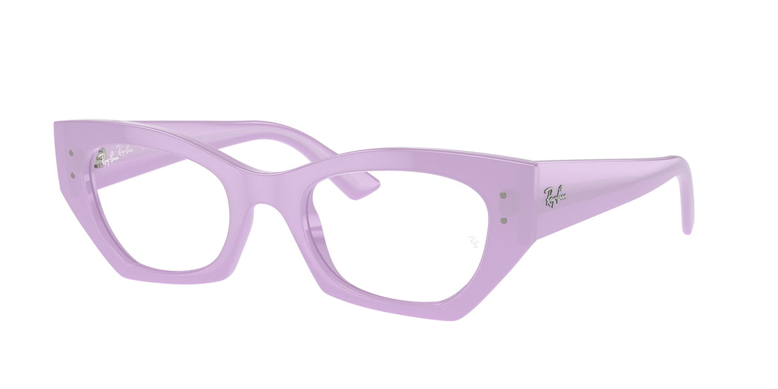 Prescription glasses ray-ban rx7330 zena 8346 rosa unisex size 49mm - Main view