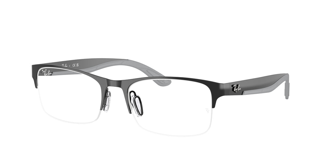 Brillen ray-ban rx7551 3222 negro rectangular unisex größe 54mm - Hauptansicht
