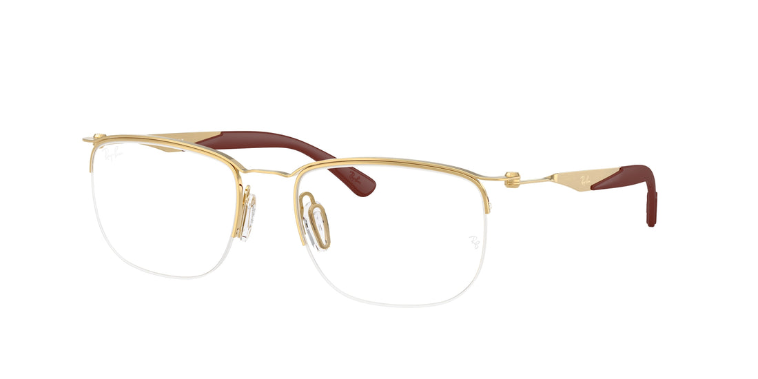 Brillen ray-ban rx7552 3211 dorado square unisex größe 52mm - Hauptansicht