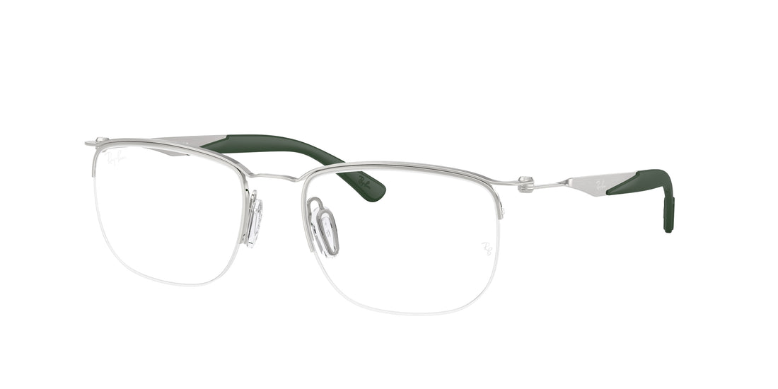 Brillen ray-ban rx7552 3212 plateado square unisex größe 52mm - Hauptansicht