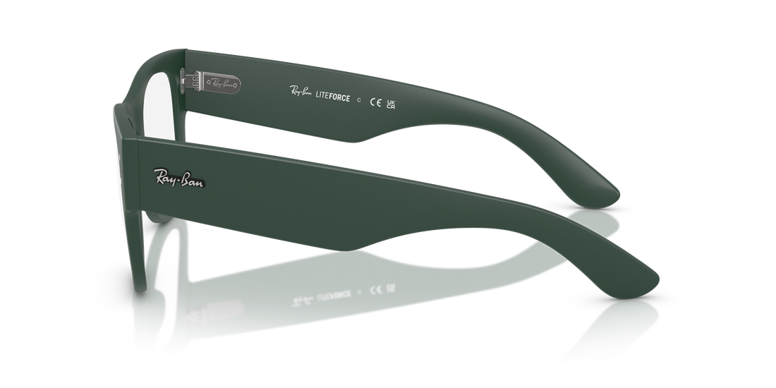 Occhiali da vista ray-ban rx7840v 8062 verde square unisex taglia 50mm - Vista dettagliata