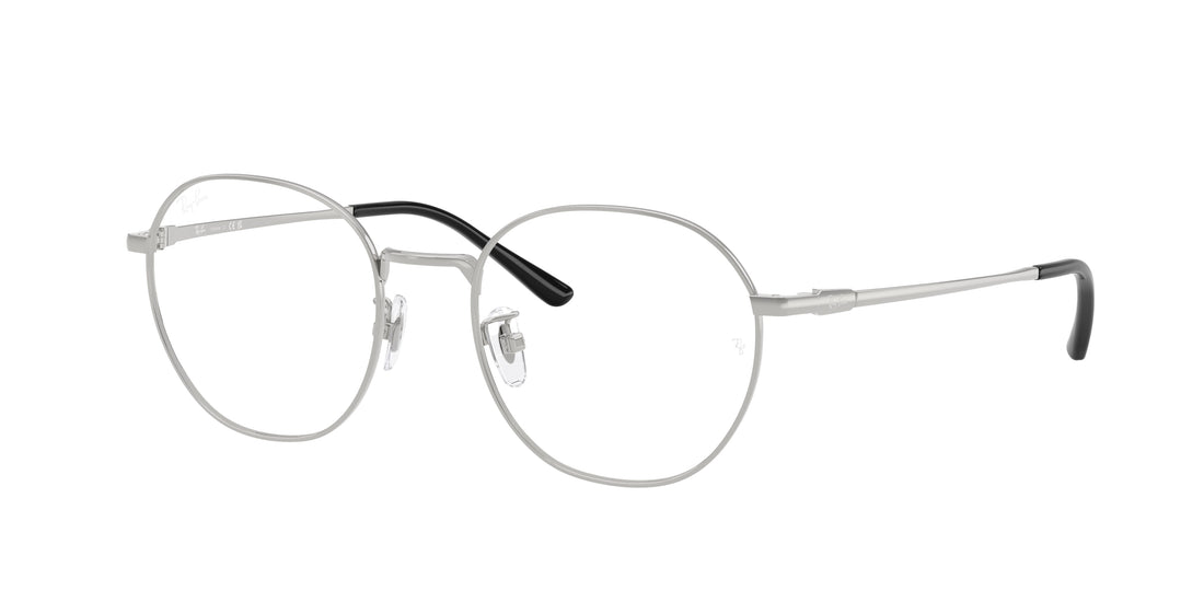 Brillen ray-ban rx8778d 1002 plateado square unisex größe 52mm - Hauptansicht