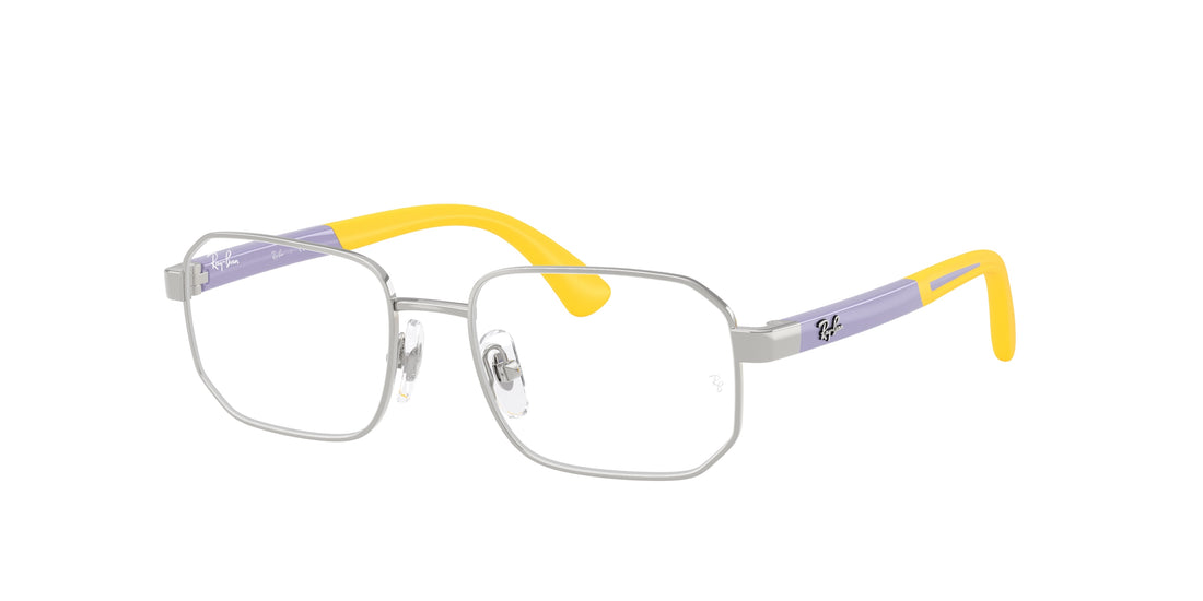 Brillen ray-ban junior ry1060 4090 plateado irregular infantil größe 46mm - Hauptansicht