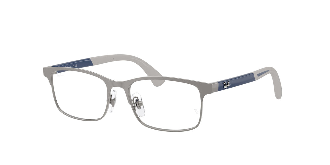 Lunettes de vue ray-ban junior ry1061 4100 gris rectangular infantil taille 48mm - Vue principale