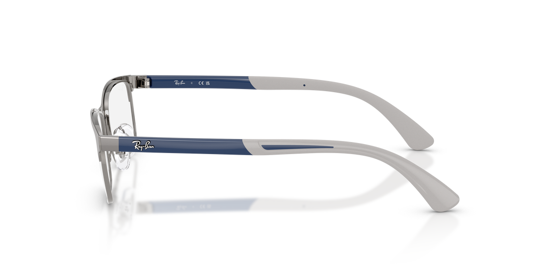 Lunettes de vue ray-ban junior ry1061 4100 gris rectangular infantil taille 48mm - Vue détaillée