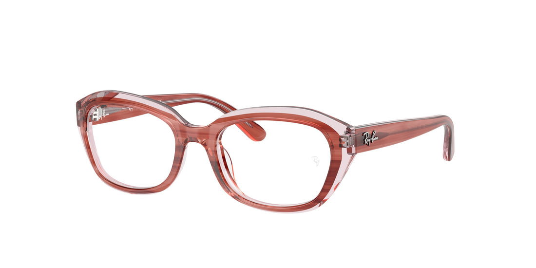 Brillen ray-ban junior ry1636 3988 rosa irregular infantil größe 48mm - Hauptansicht