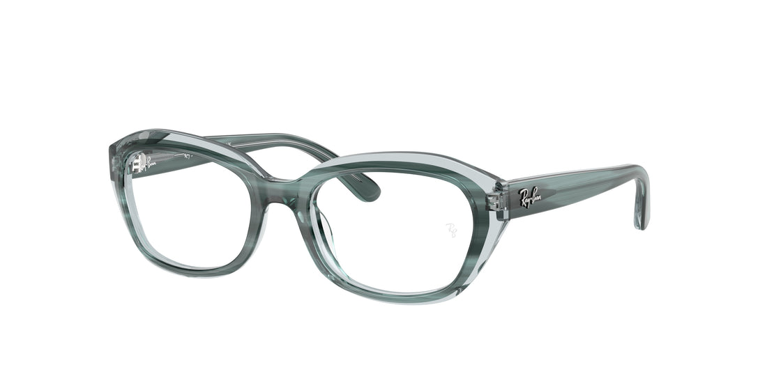 Brillen ray-ban junior ry1636 3990 verde irregular infantil größe 46mm - Hauptansicht
