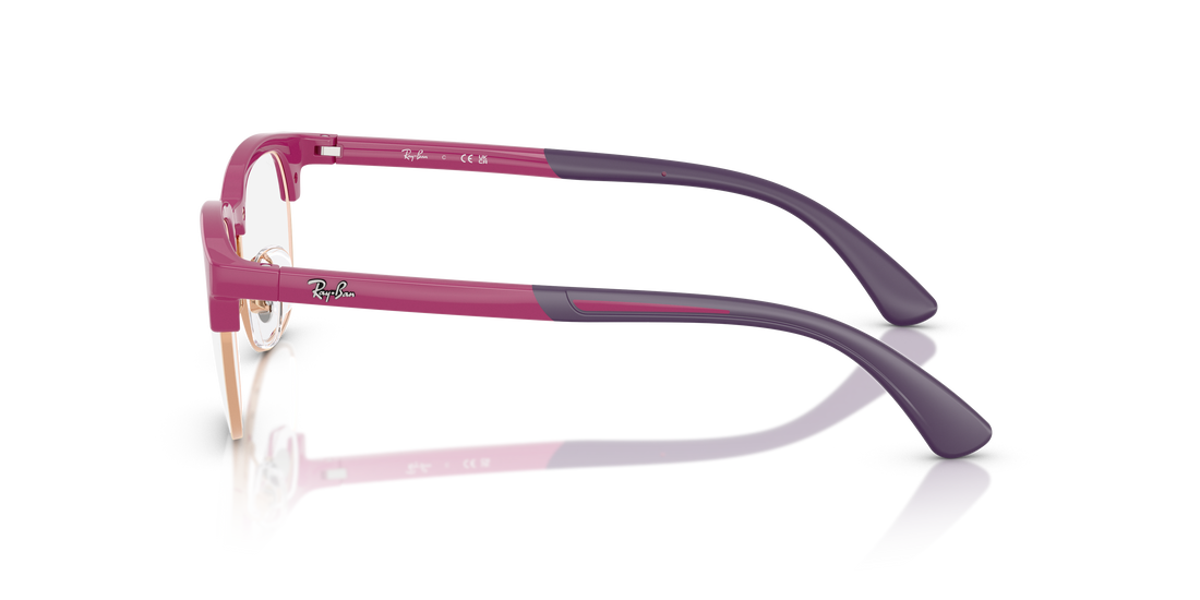 Brillen ray-ban junior ry1641 3933 violeta square infantil größe 48mm - Detailansicht