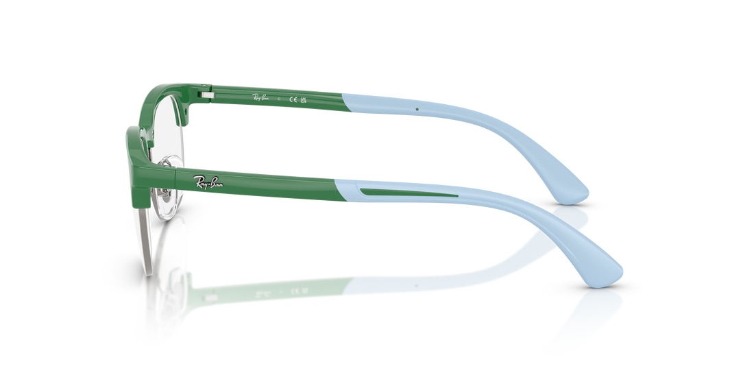 Brillen ray-ban junior ry1641 7507 verde square infantil größe 46mm - Detailansicht