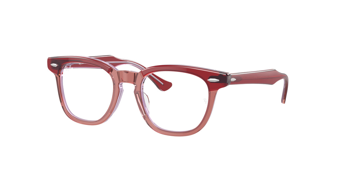 Óculos graduados ray-ban junior vista ry9098v 3960 rojo square unisex tamanho 43mm - Vista principal