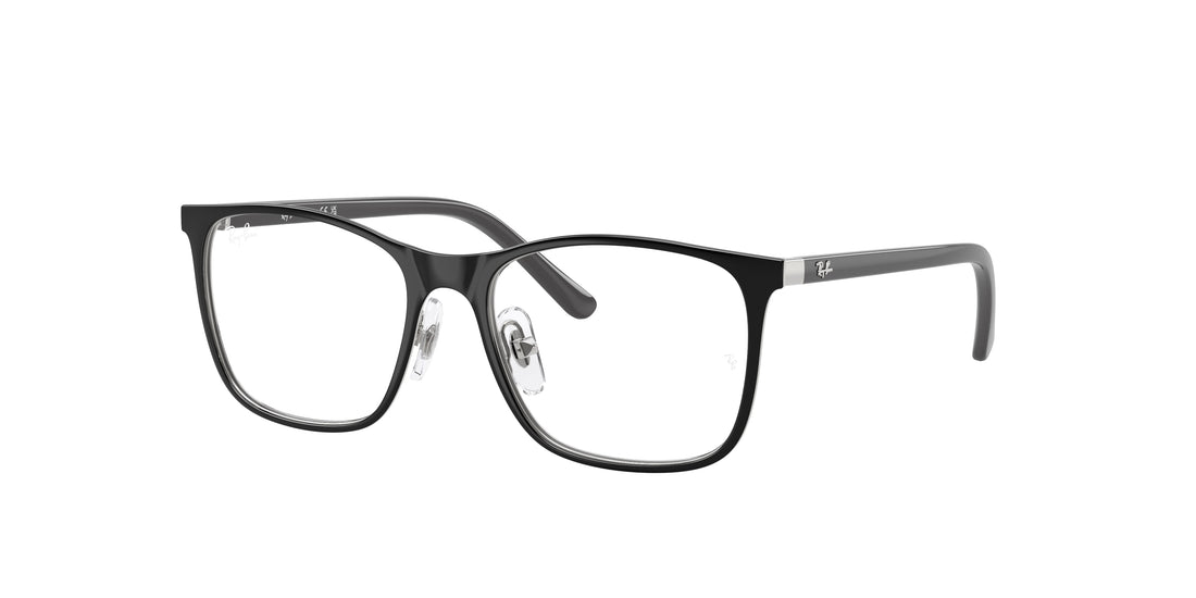 Brillen ray-ban junior ry9551v 4064 negro square infantil größe 46mm - Hauptansicht