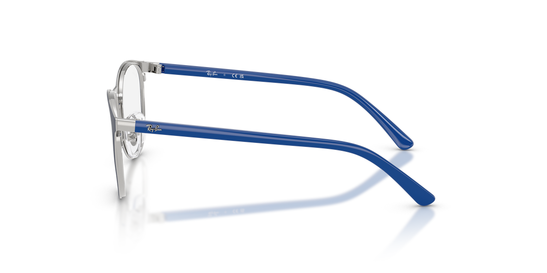 Prescription glasses ray-ban junior ry9552v 4094 plateado pantos infantil size 47mm - Detailed view