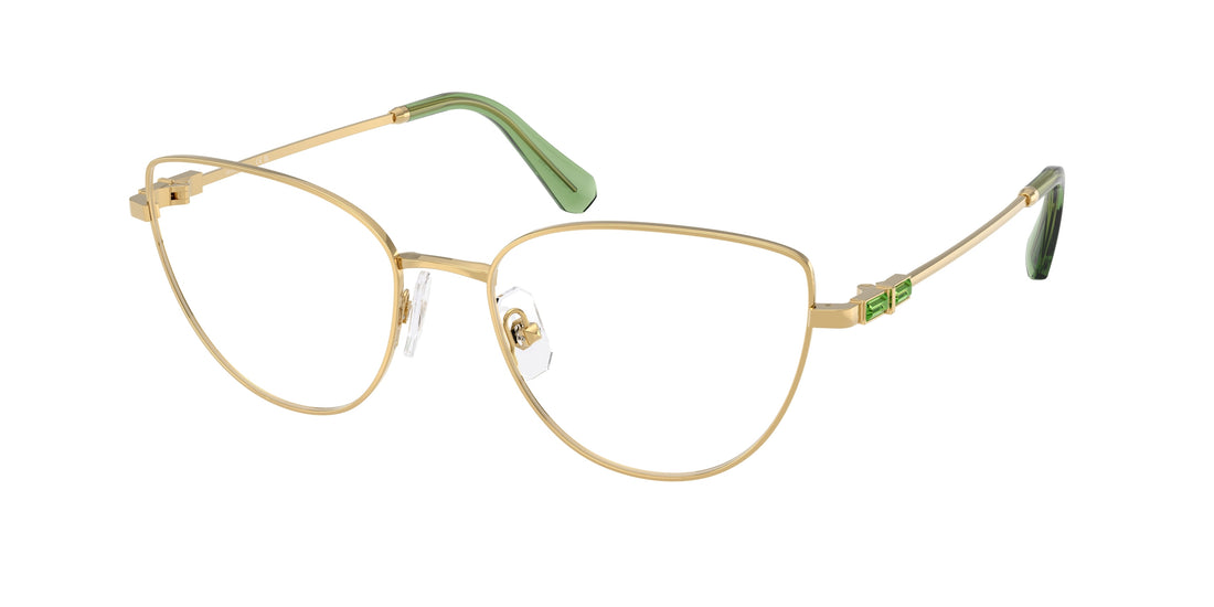Brillen swarovski sk1007 4017 dorado cat eye femenino größe 53mm - Hauptansicht