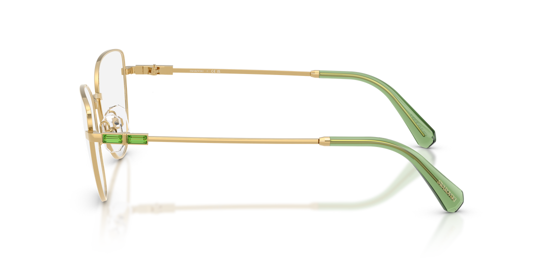 Brillen swarovski sk1007 4017 dorado cat eye femenino größe 55mm - Detailansicht