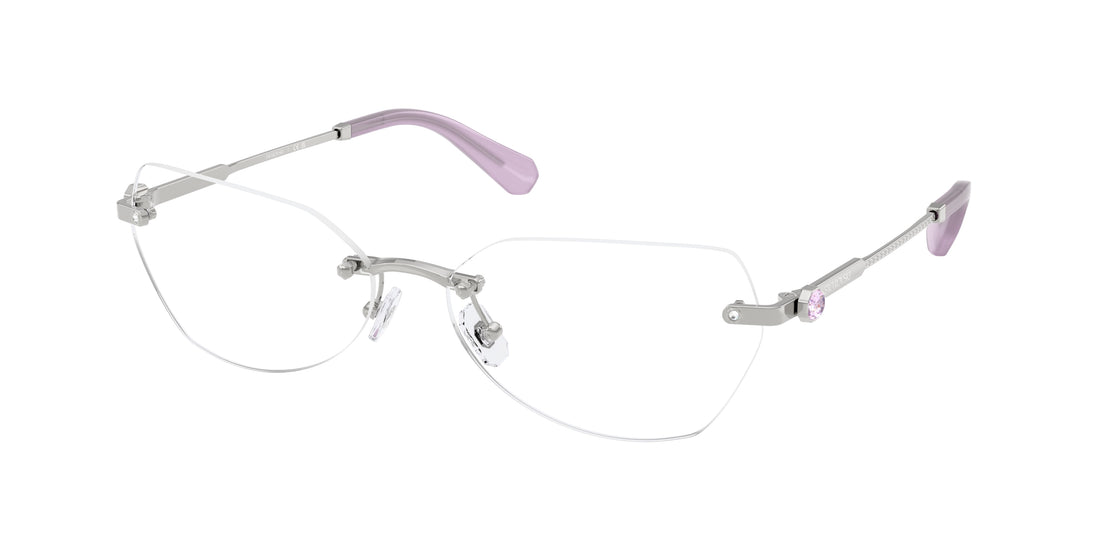 Brillen swarovski sk1031 4001 plateado irregular femenino größe 56mm - Hauptansicht