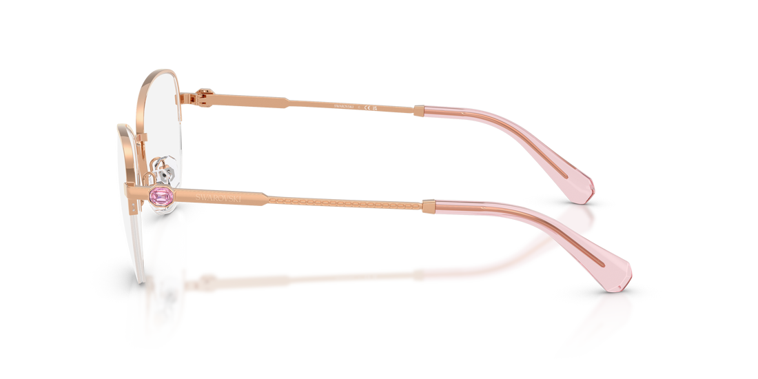 Occhiali da vista swarovski sk1032 4014 dorado oval femenino taglia 56mm - Vista dettagliata