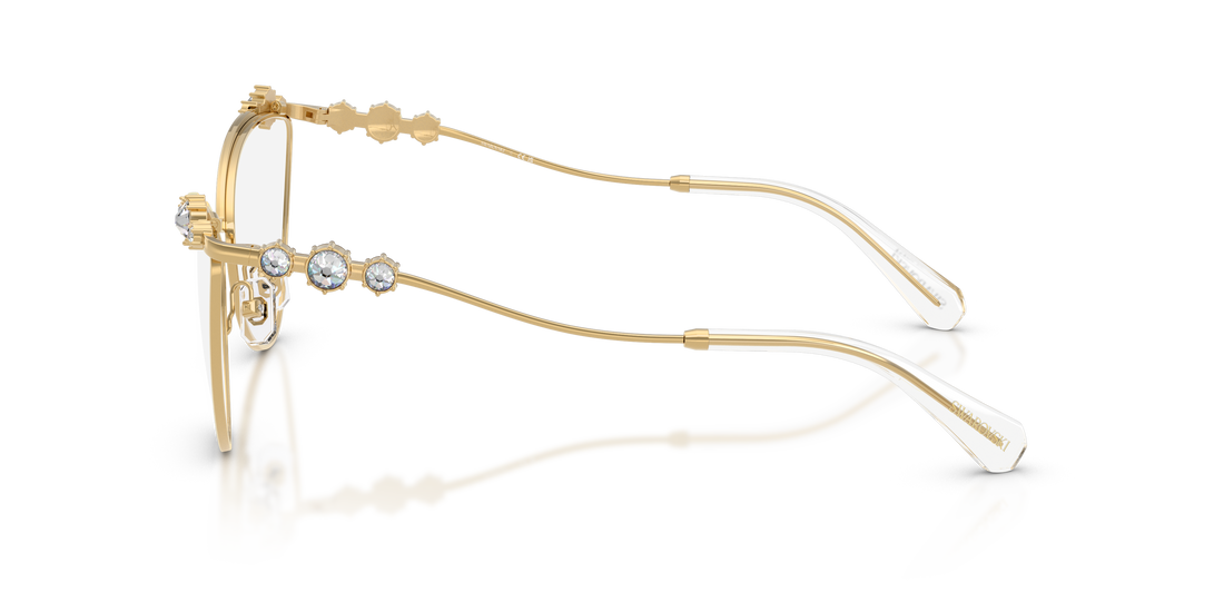 Brillen swarovski sk1033 4004 dorado cat eye femenino größe 56mm - Detailansicht
