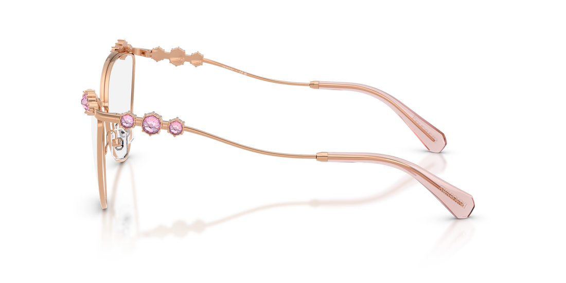 Brillen swarovski sk1033 4014 dorado cat eye femenino größe 56mm - Detailansicht