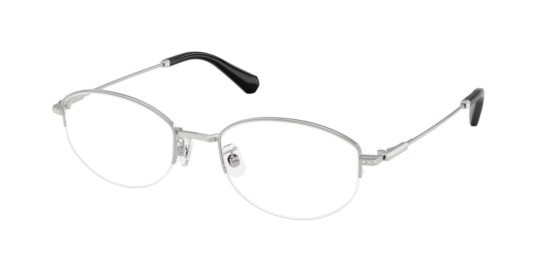 Prescription glasses swarovski sk1039d 4001 plateado oval femenino size 54mm - Main view