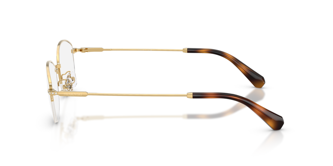 Prescription glasses swarovski sk1039d 4004 dorado oval femenino size 54mm - Detailed view