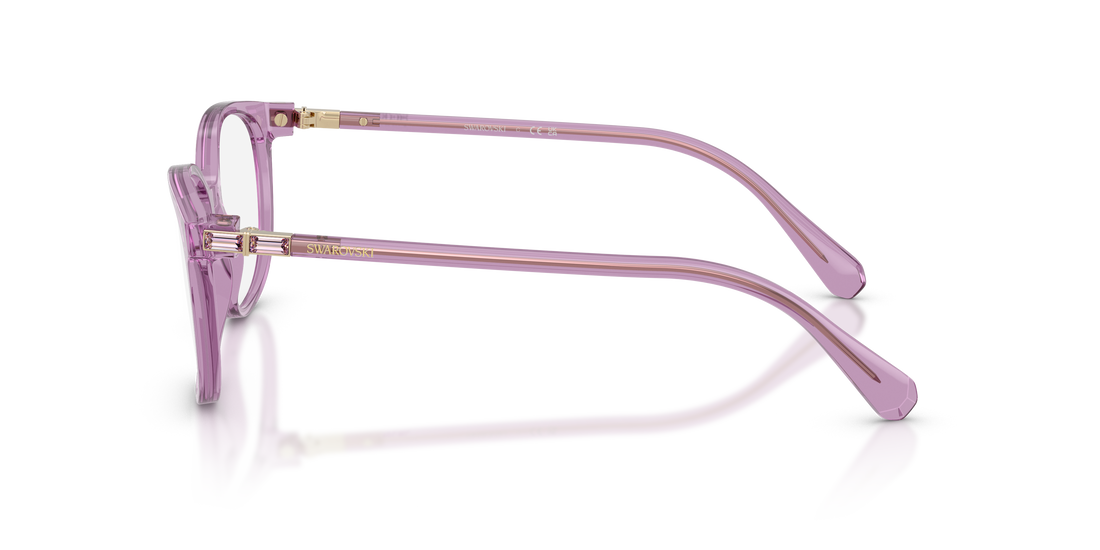 Prescription glasses swarovski sk2002 1096 violeta square femenino size 51mm - Detailed view