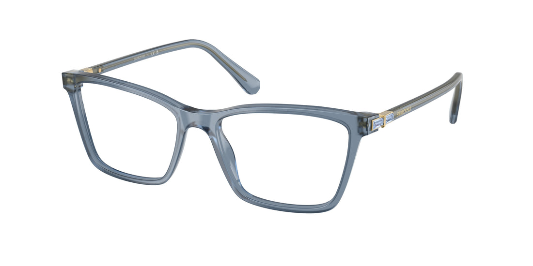 Prescription glasses swarovski sk2015 1035 azul rectangular femenino size 51mm - Main view