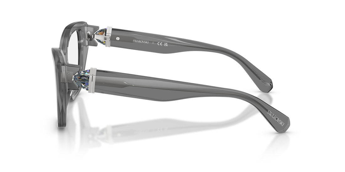 Brillen swarovski sk2050u 1072 gris cat eye femenino größe 52mm - Detailansicht