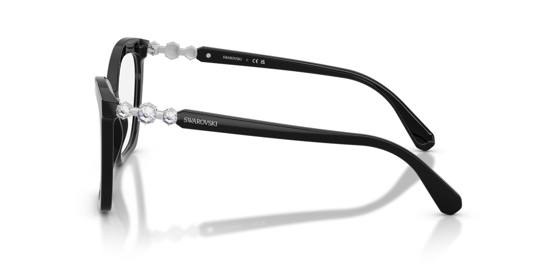 Brillen swarovski sk2053 1038 negro cat eye femenino größe 54mm - Detailansicht