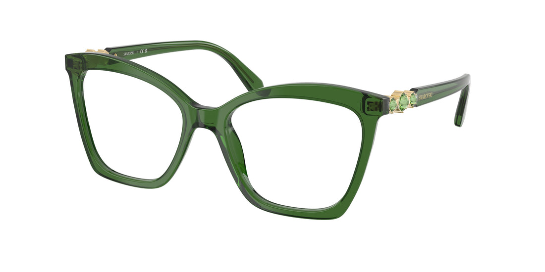 Brillen swarovski sk2053 1081 verde cat eye femenino größe 52mm - Hauptansicht