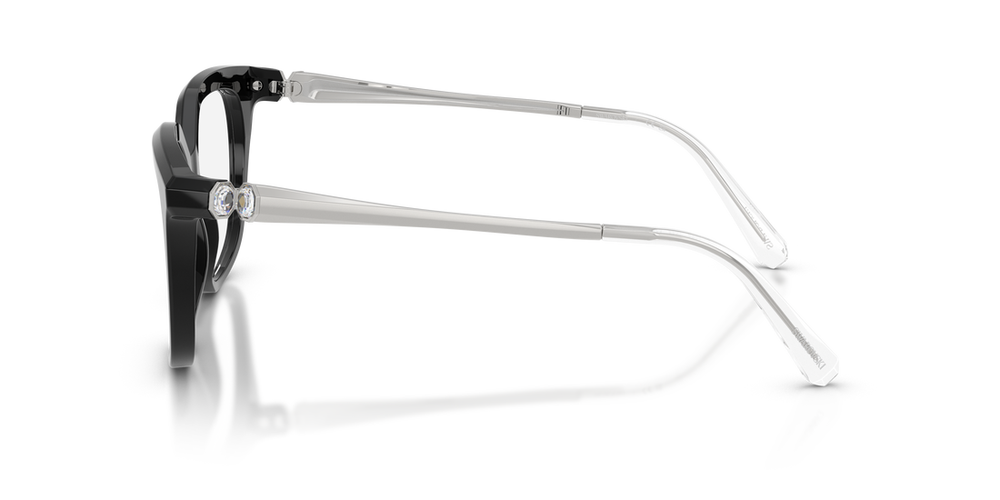 Óculos graduados swarovski sk2059 1038 negro square femenino tamanho 53mm - Vista de detalhe